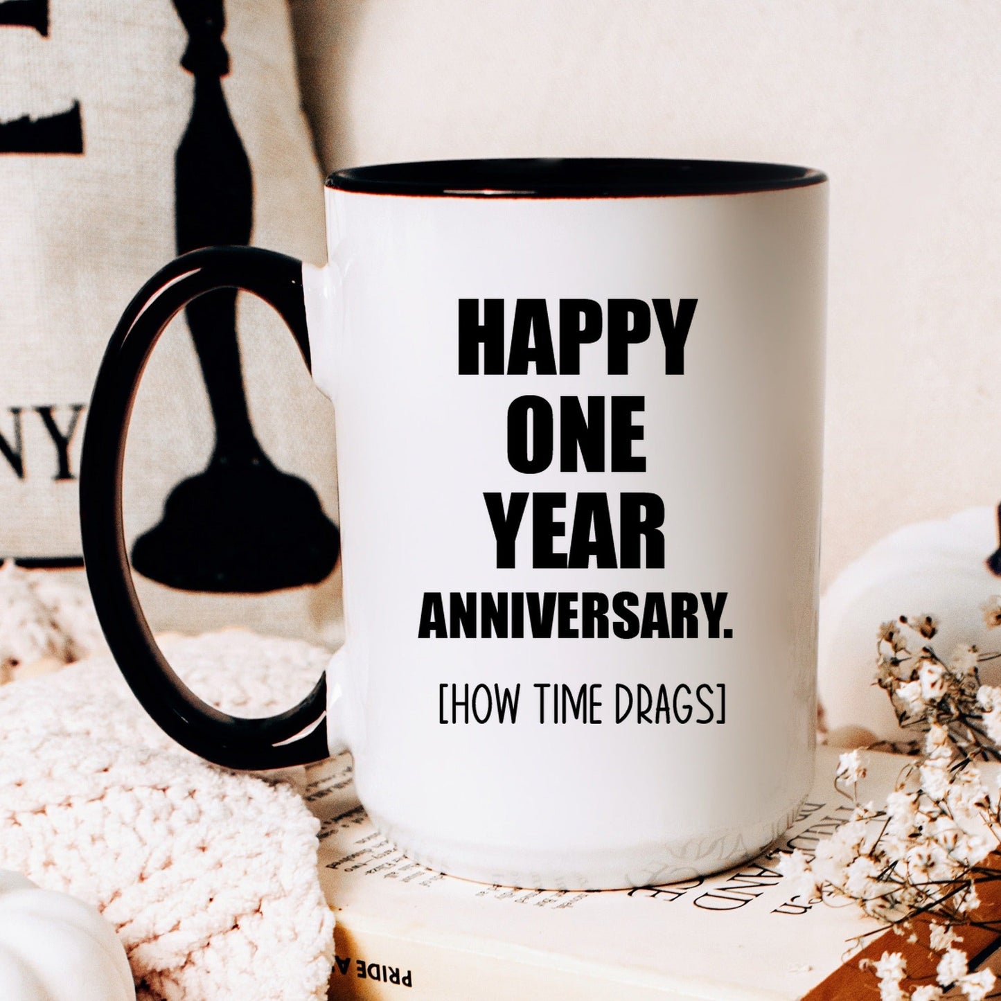 Funny valentine coffee mug lifestyle