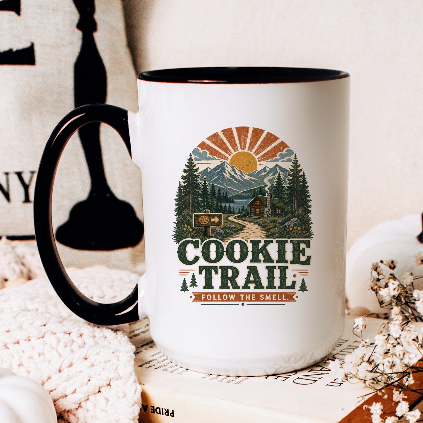 Cookie Trail Mug - lifestyle photo