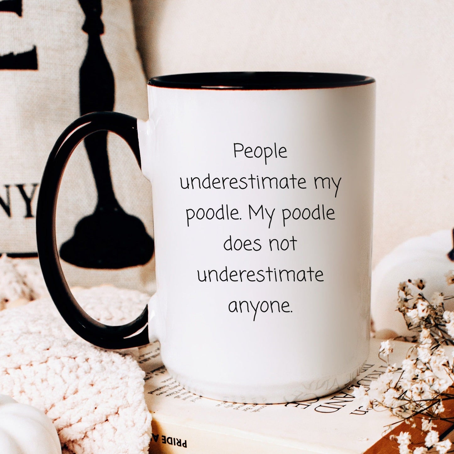Poodle coffee mug