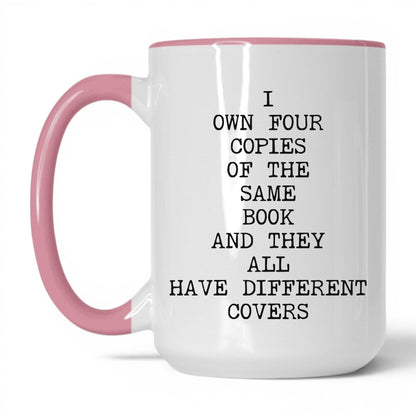 Four Copies Different Covers Coffee Mug