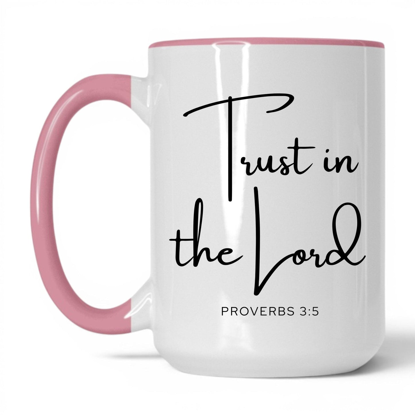 Lean Not on Your Own Mug – 11oz White/Pink Mug