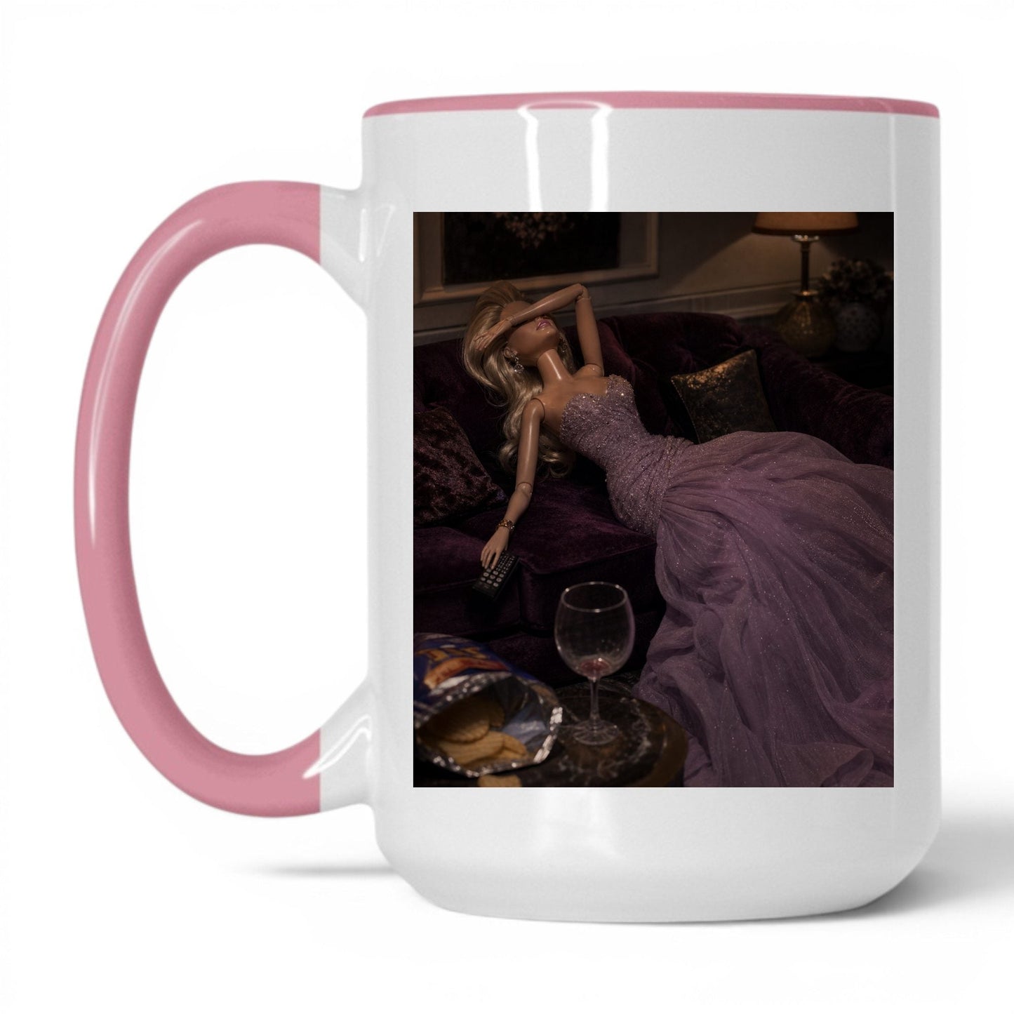 Resting Doll Face Coffee Mug