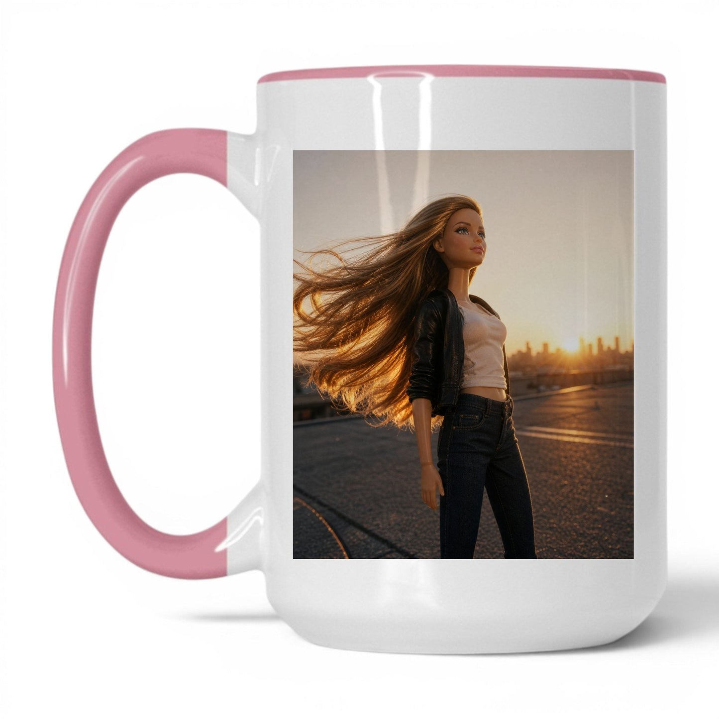 Main Character Doll Face Coffee Mug
