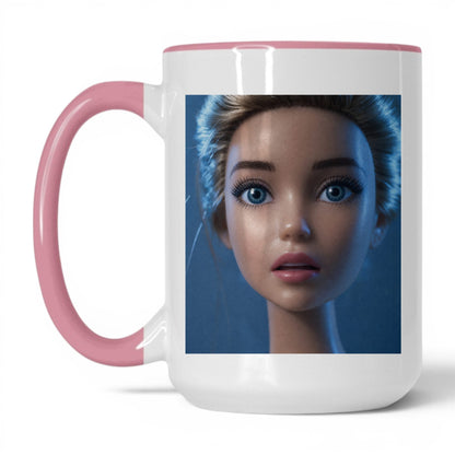 Anxious Doll Face Coffee Mug