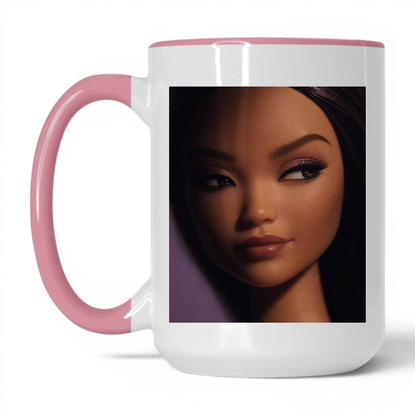 Suspicious Doll Face Coffee Mug