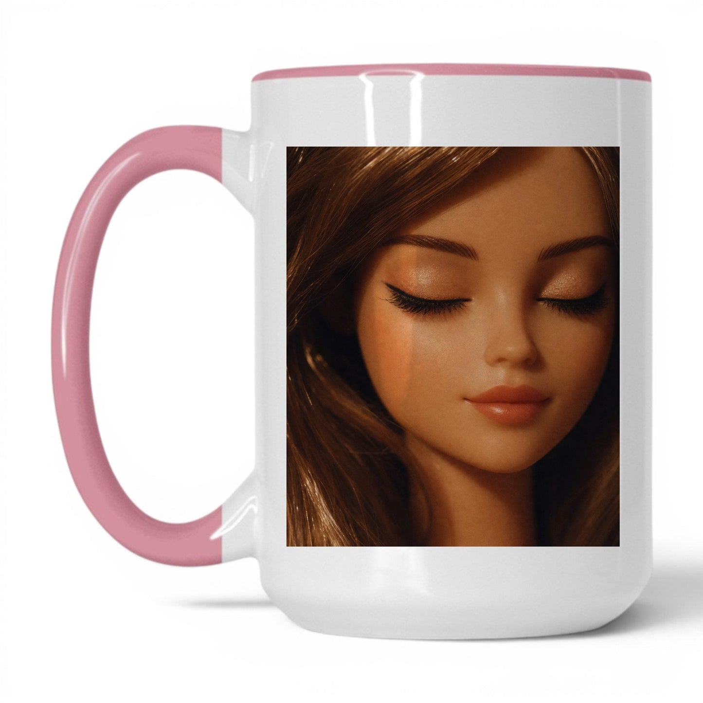 Unbothered Close-Up Doll Face Coffee Mug