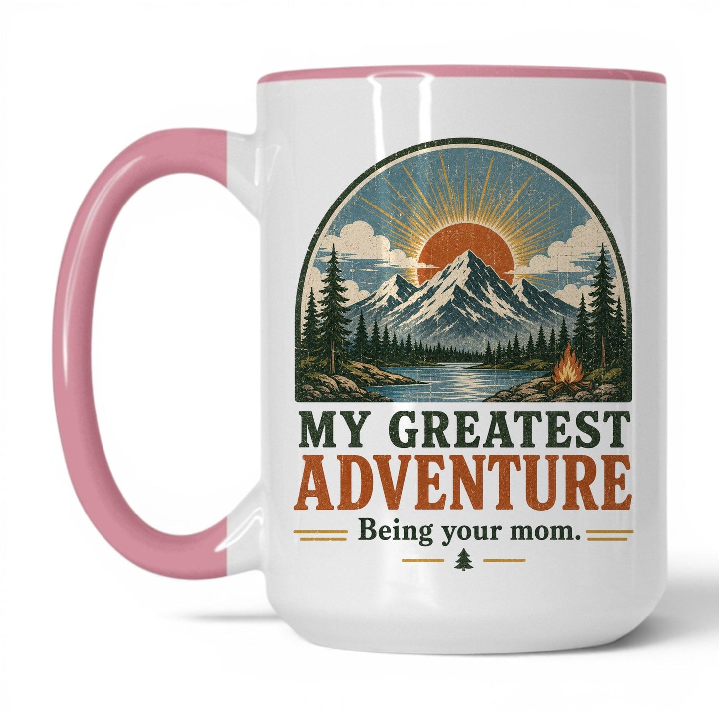 My Greatest Adventure Mug – 15oz White/Pink Mug