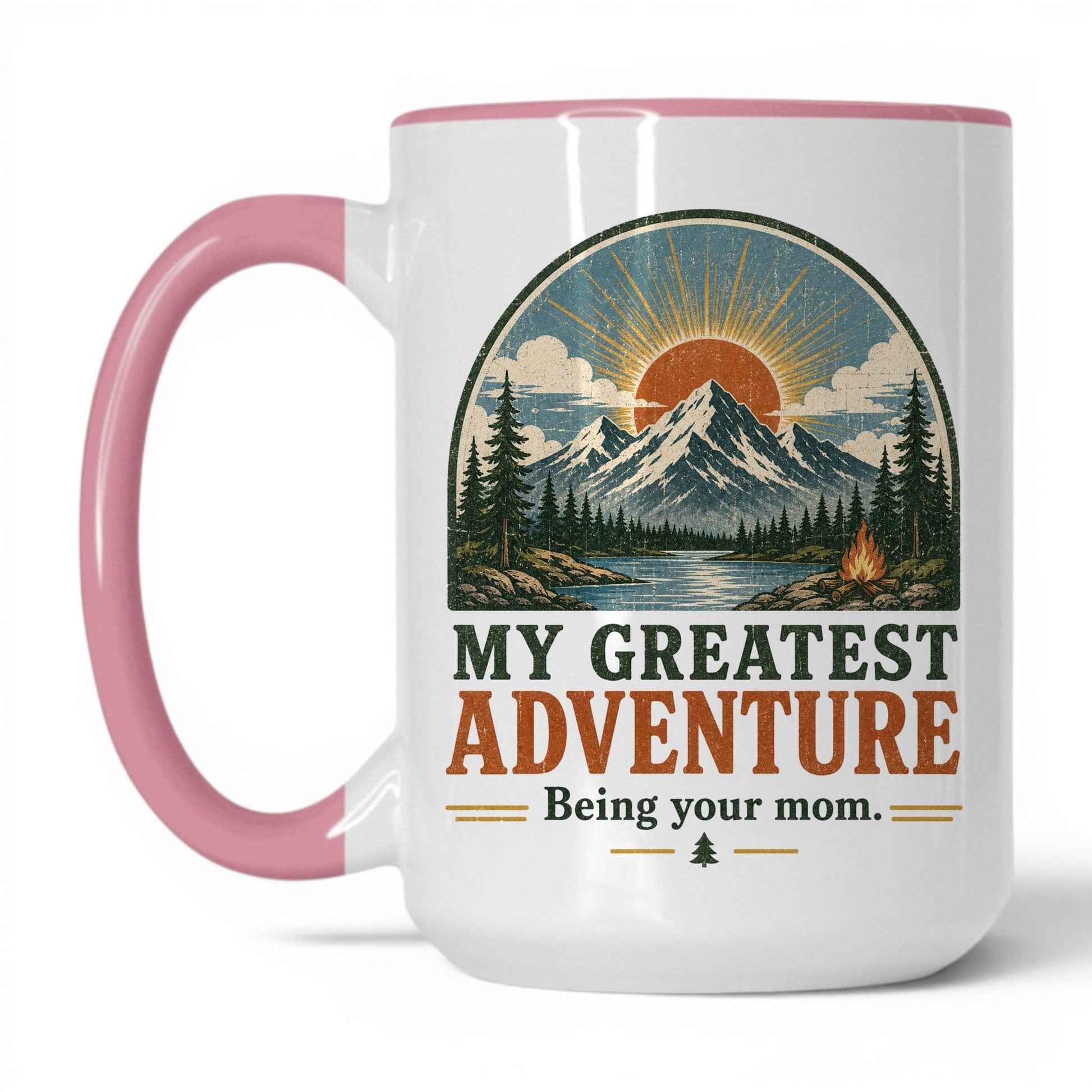 My Greatest Adventure Mug – 15oz White/Pink Mug