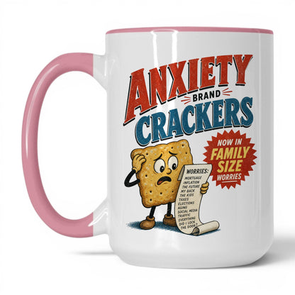 Anxiety Brand Crackers Coffee Mug