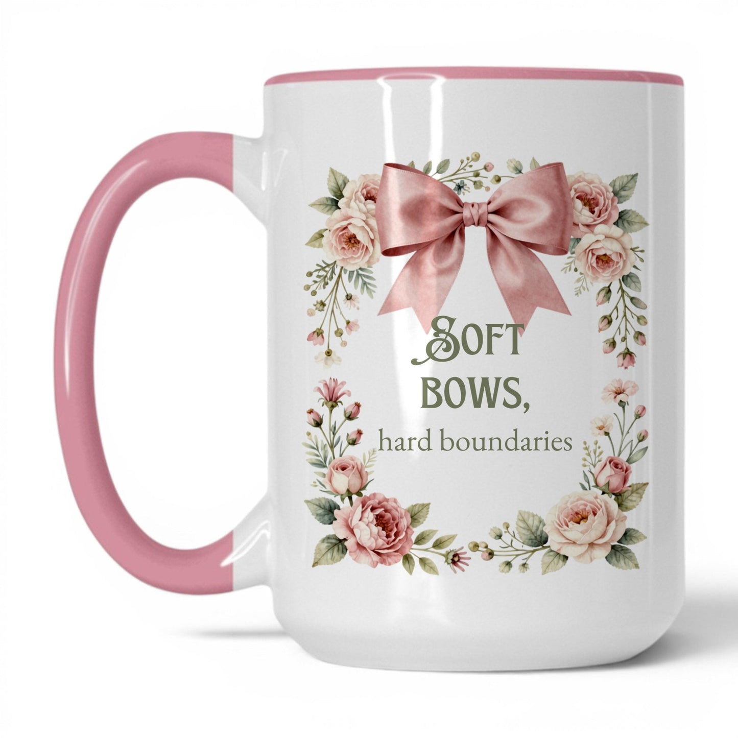 Soft Bows Hard Boundaries Coffee Mug