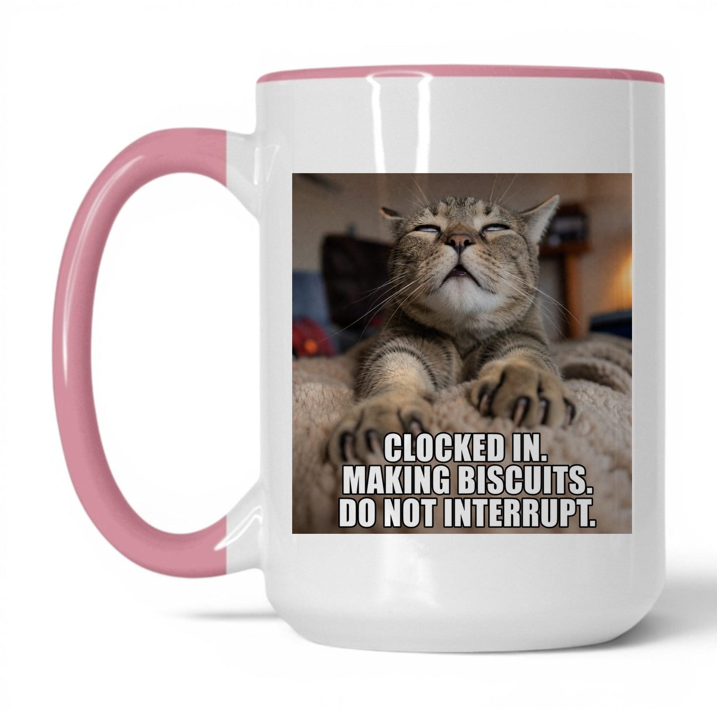 Making Biscuits Cat Coffee Mug