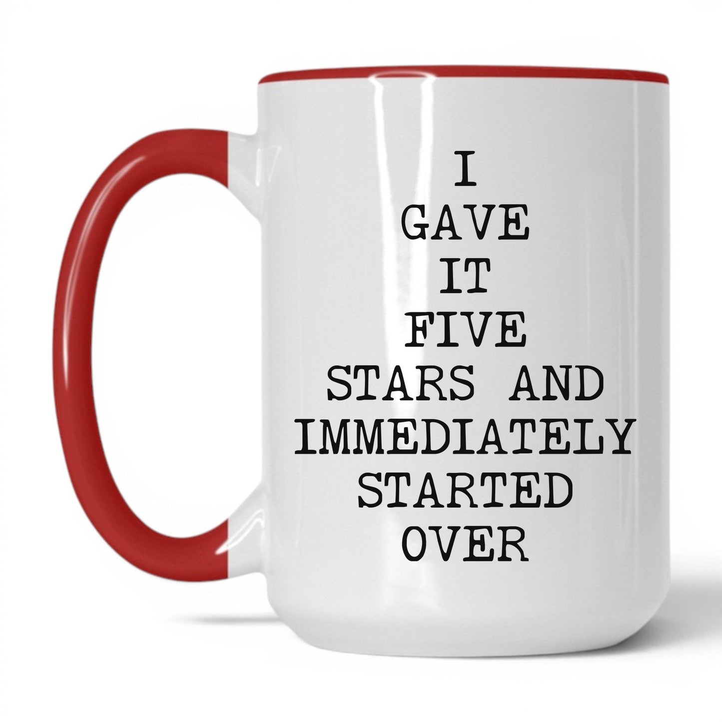 Five Stars Started Over Coffee Mug