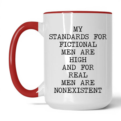 Standards for Fictional Men Coffee Mug