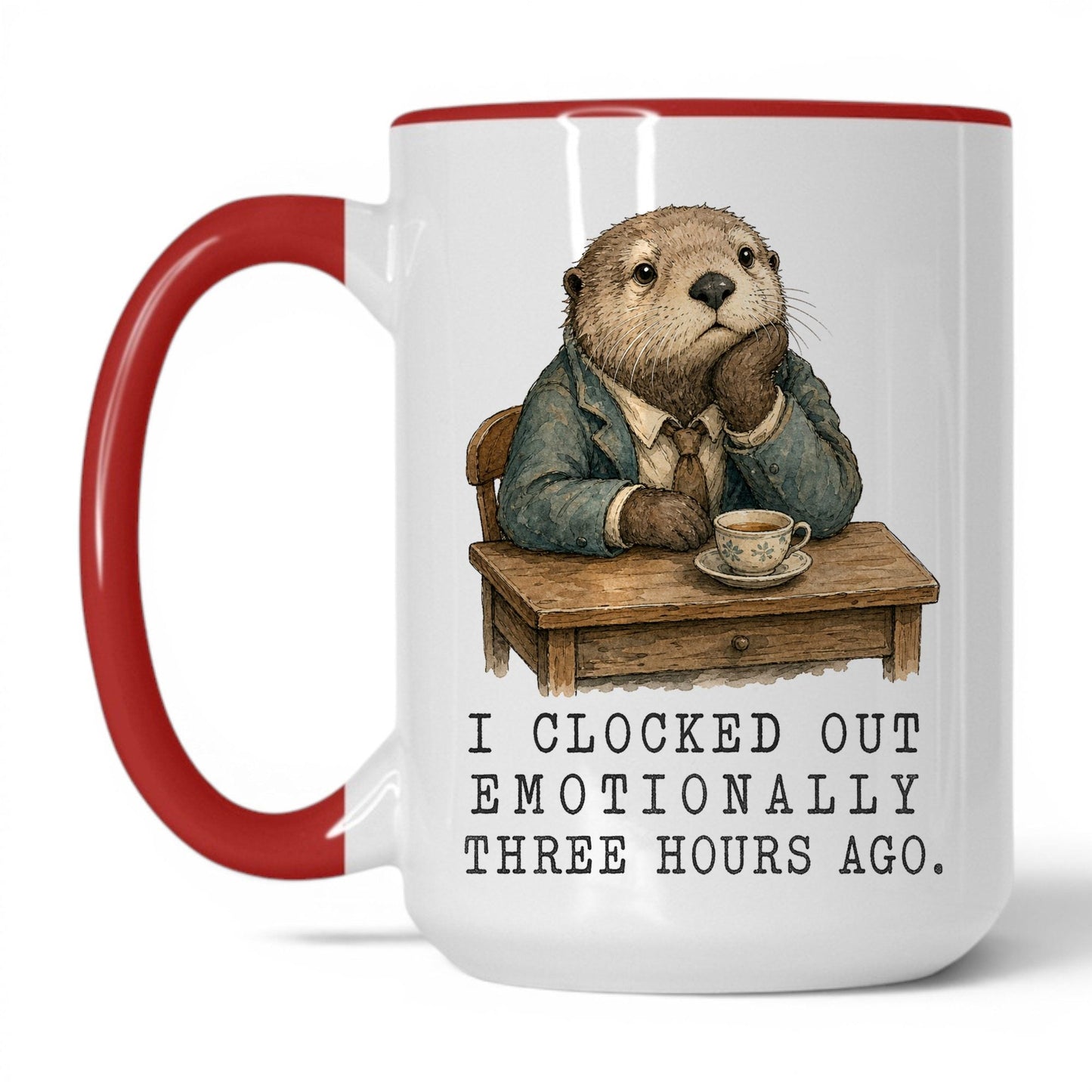 Clocked Out Otter Coffee Mug