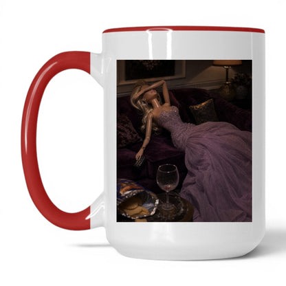 Resting Doll Face Coffee Mug