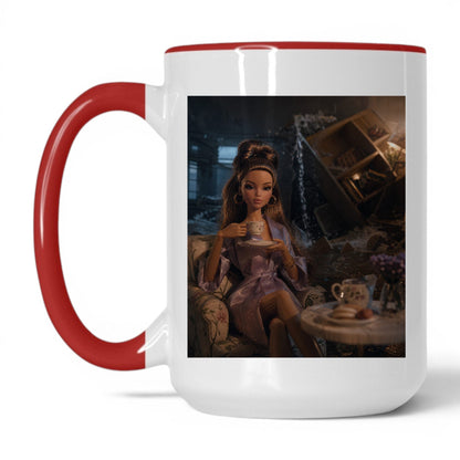 Unbothered Doll Face Coffee Mug