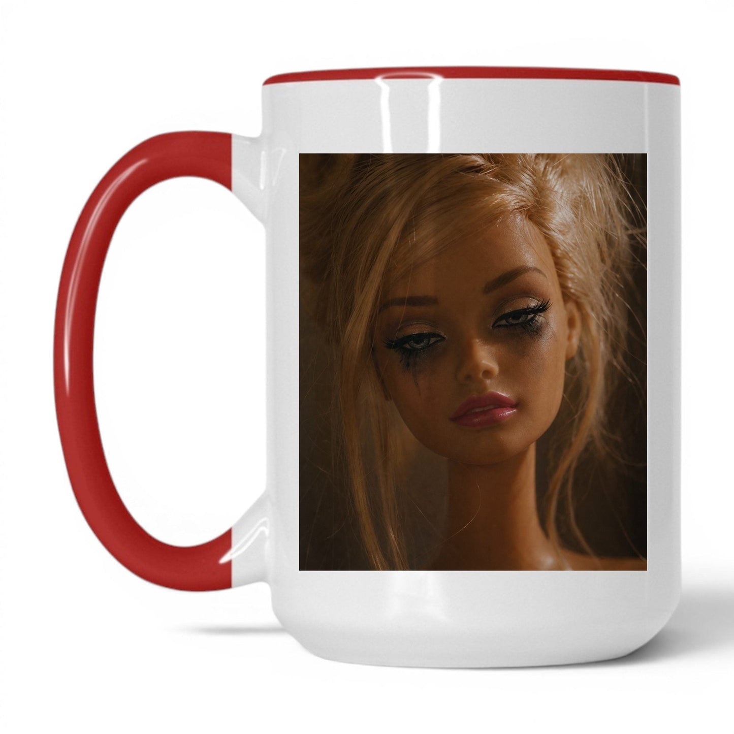 Exhausted Doll Face Coffee Mug