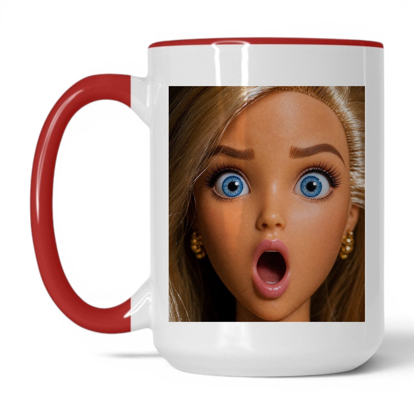 Offended Doll Face Coffee Mug