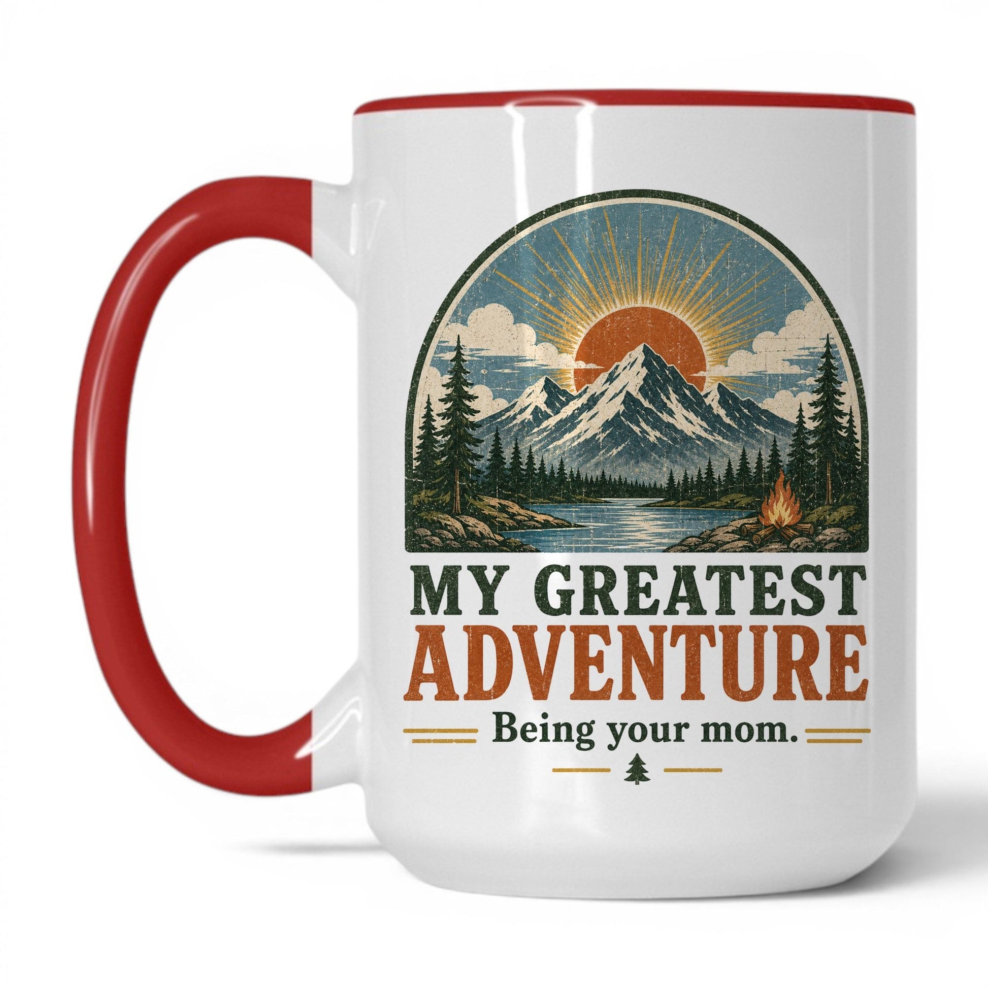 My Greatest Adventure Mug – 15oz White/Red Mug