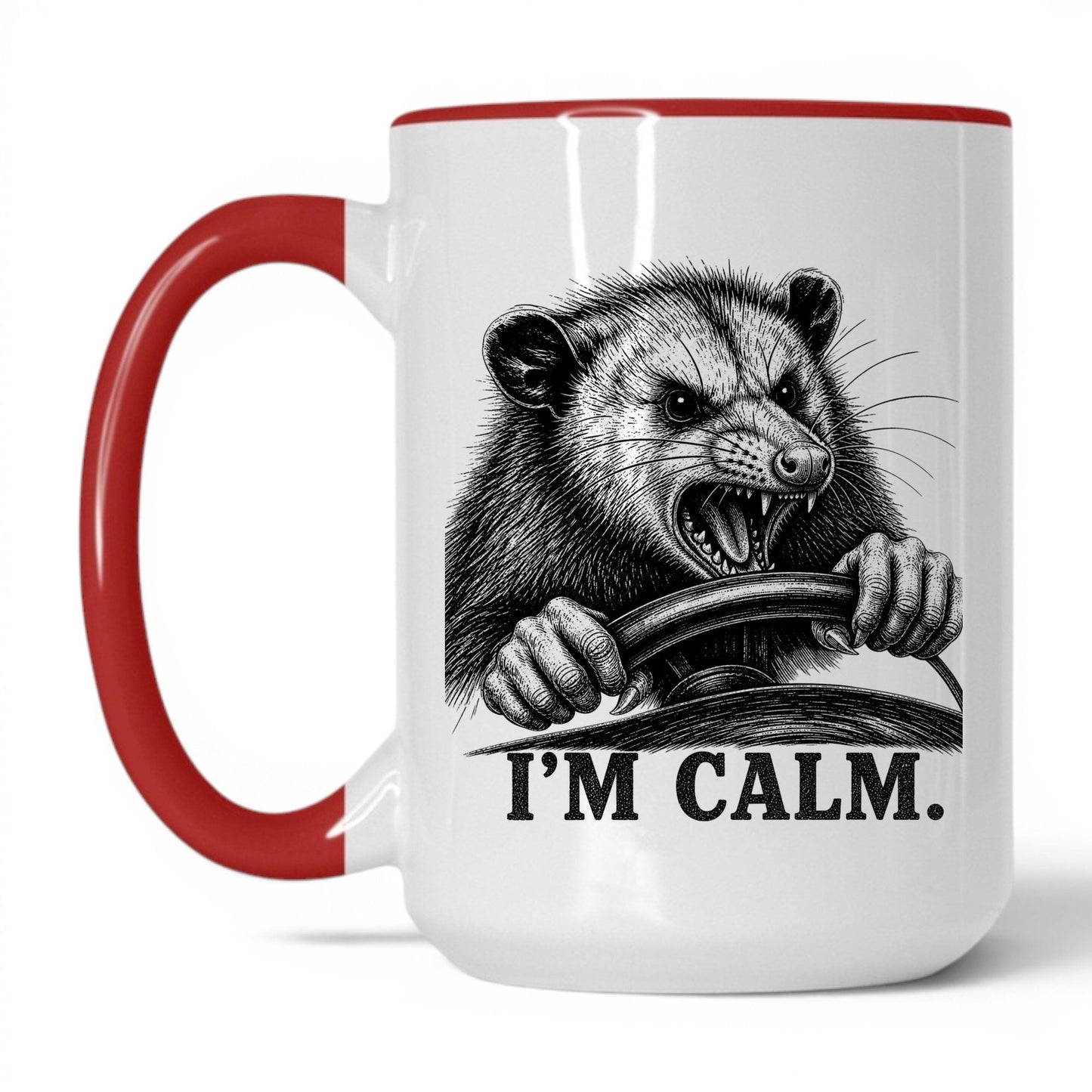 I'm Calm Opossum Coffee Mug
