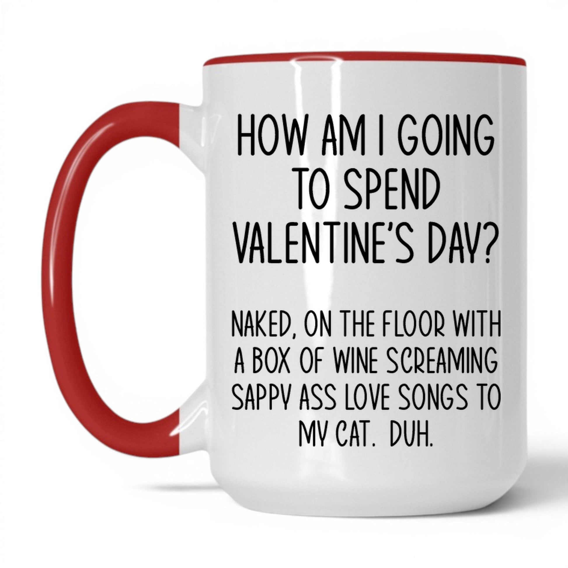 Wine and Screaming Into the Void Mug – 15oz White/Red Mug