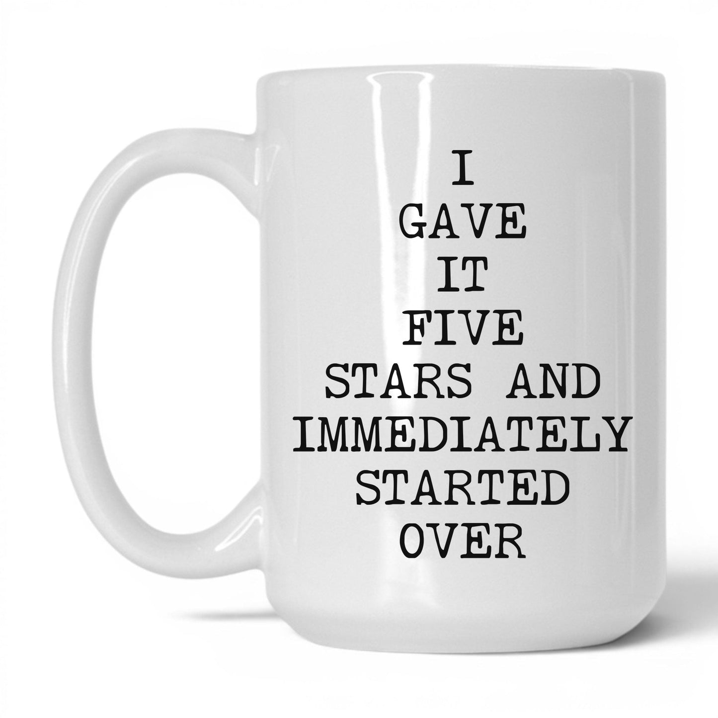 Five Stars Started Over Coffee Mug