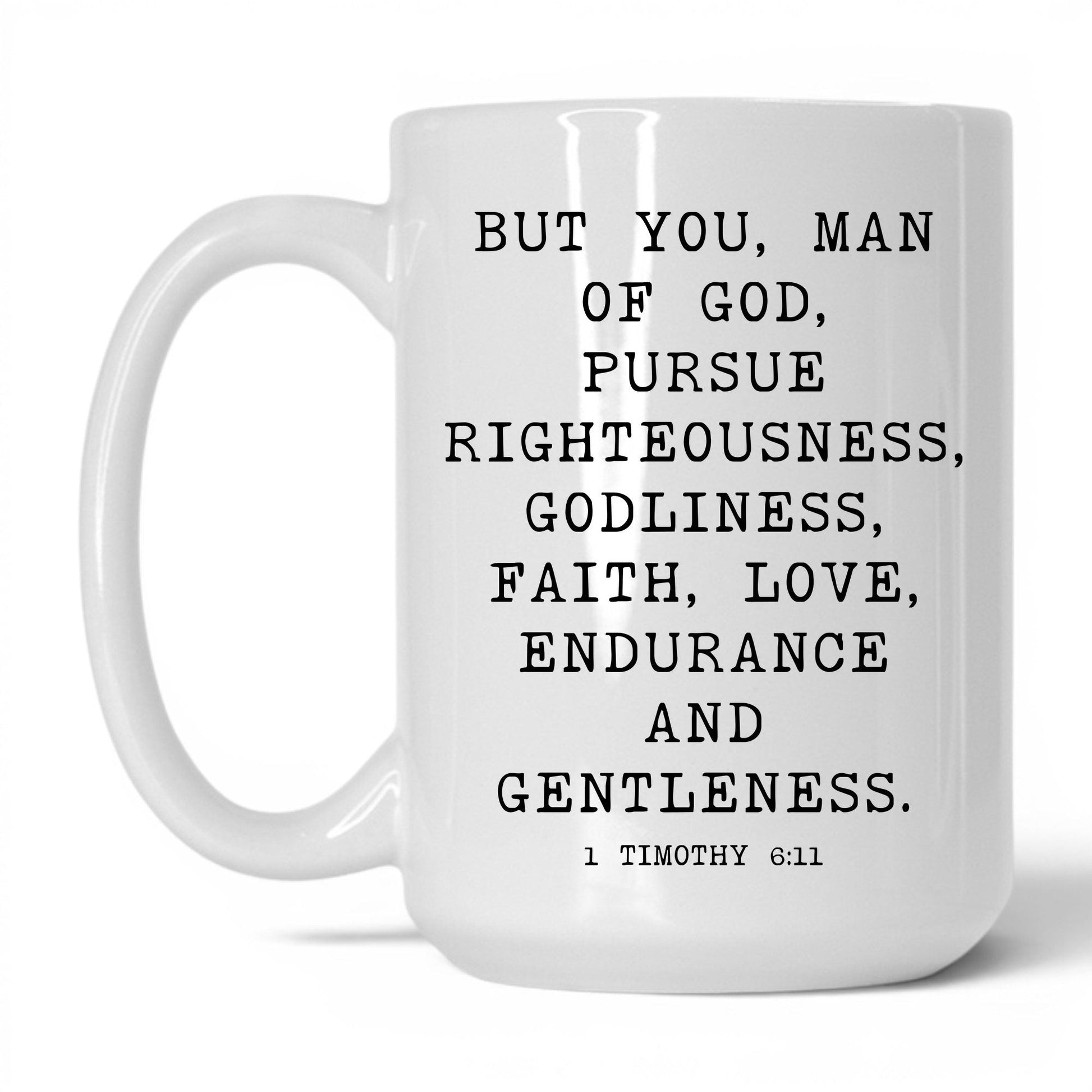 Man of God Mug – 15oz White/Pink Mug