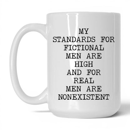 Standards for Fictional Men Coffee Mug