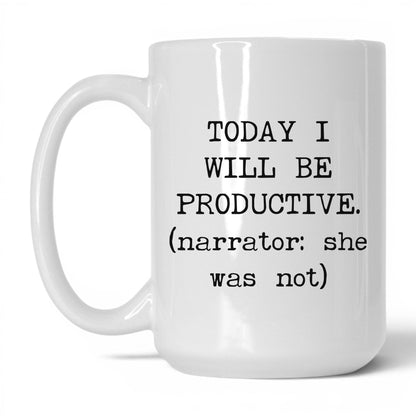 Productive Narrator Coffee Mug
