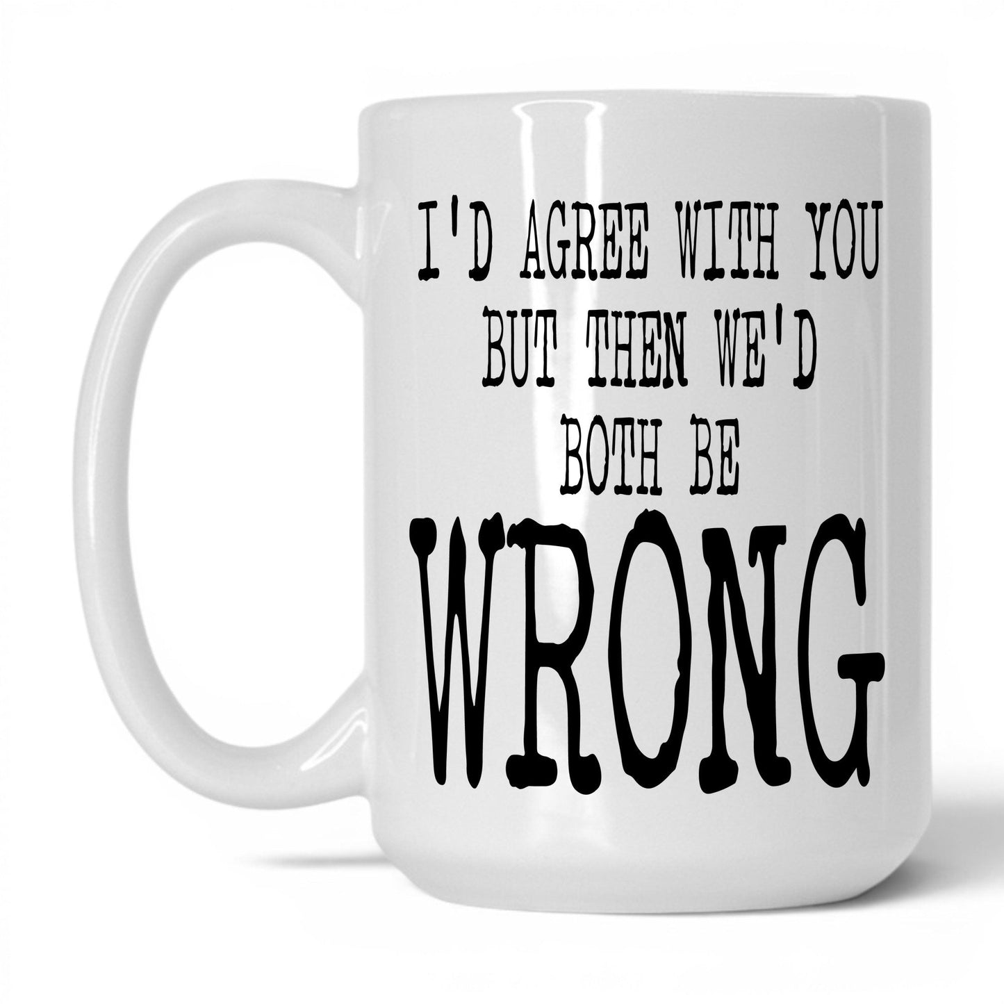 Right Amount of Wrong Coffee Mug – 15oz White Mug