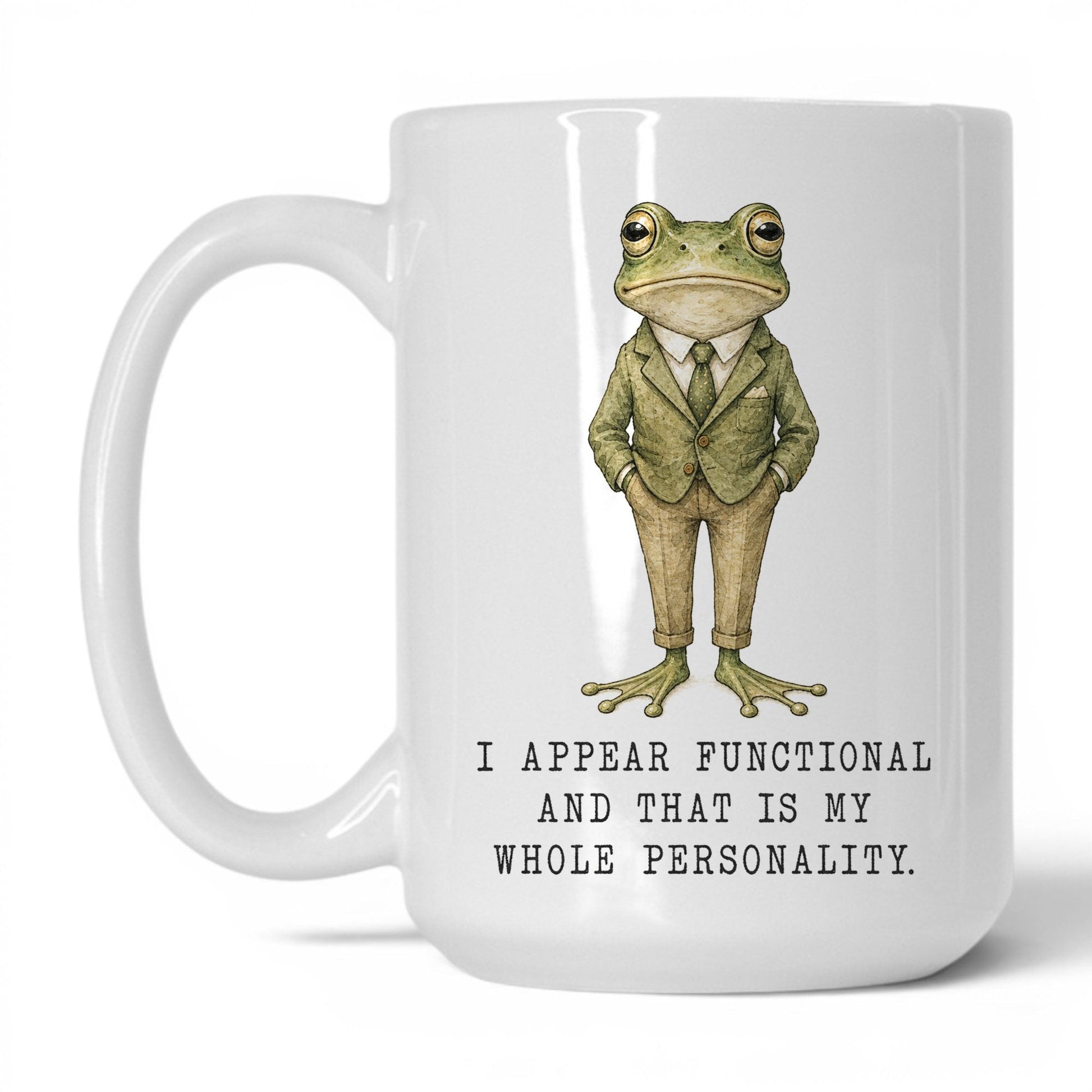 Appear Functional Frog Mug – 15oz White Mug