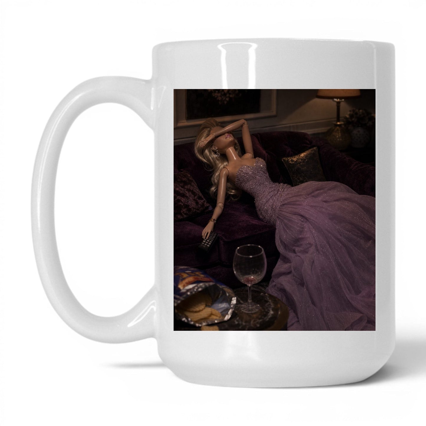 Resting Doll Face Coffee Mug