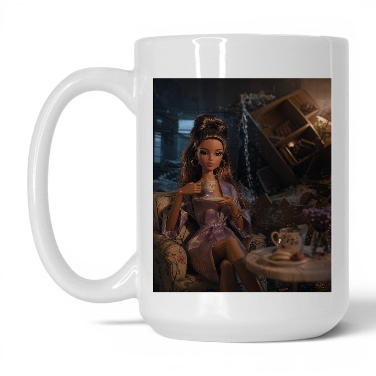 Unbothered Doll Face Coffee Mug