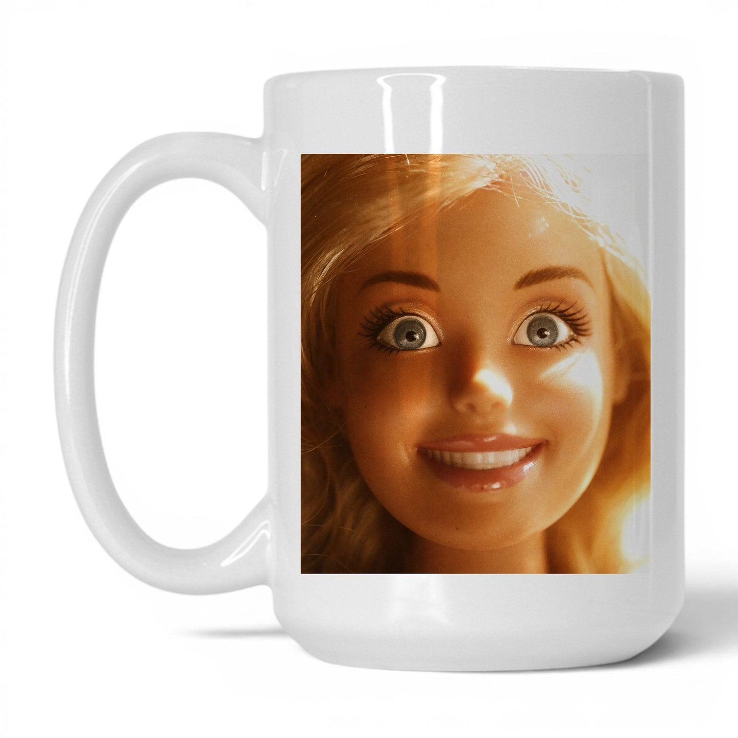 Unhinged Doll Face Coffee Mug