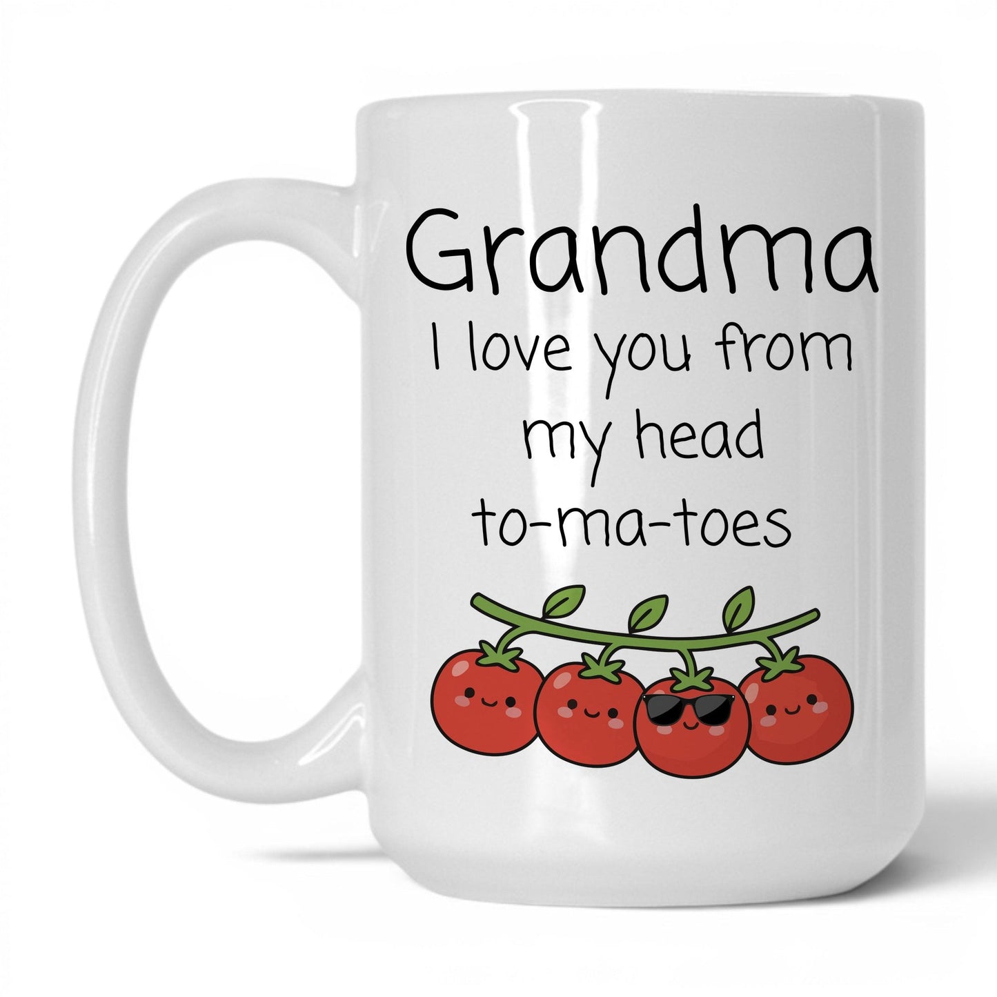 Grandma to Ma Toes Mug – 15oz White Mug