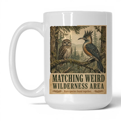 Matching Weird Wilderness Area Mug – 15oz White Mug