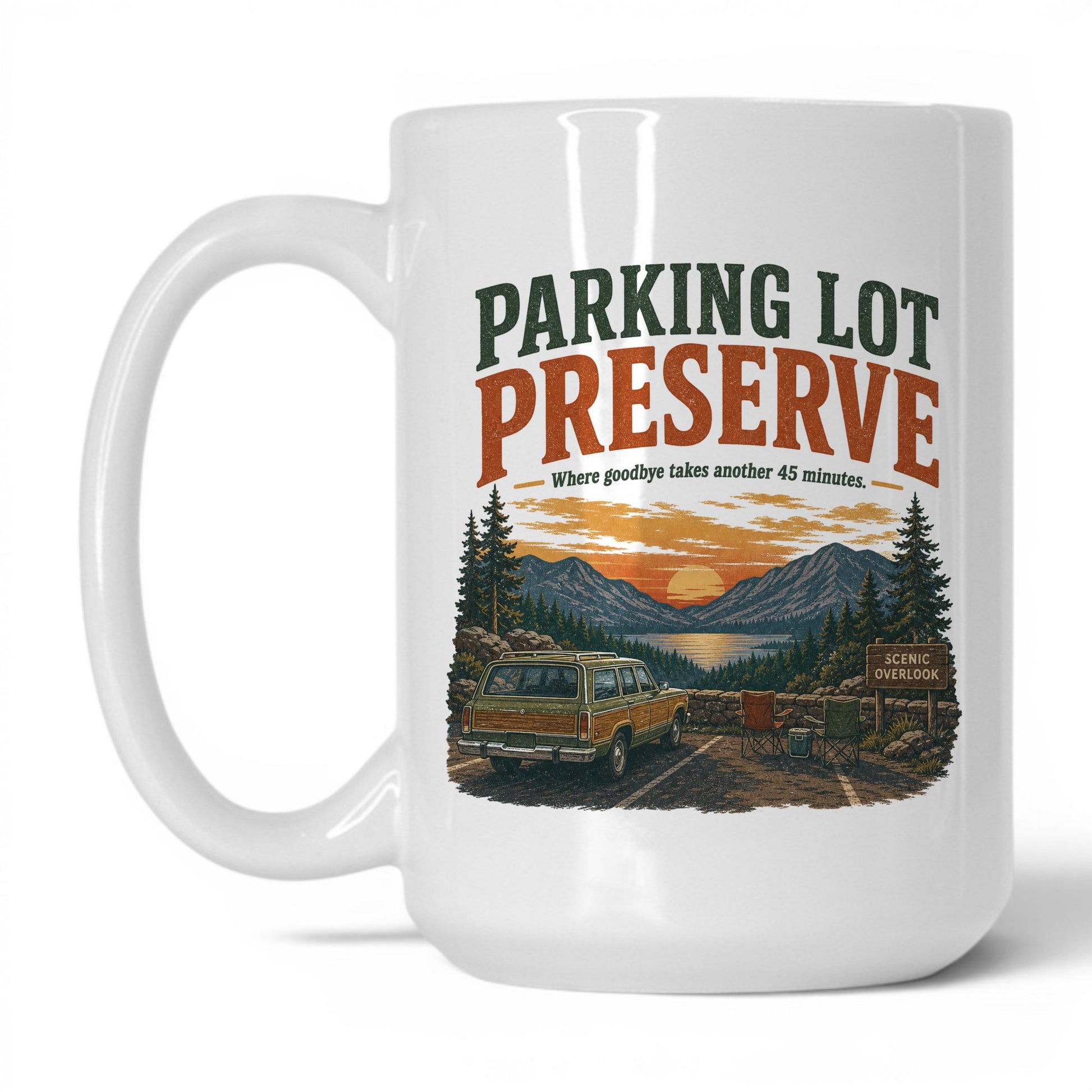 Parking Lot Preserve Mug – 15oz White Mug