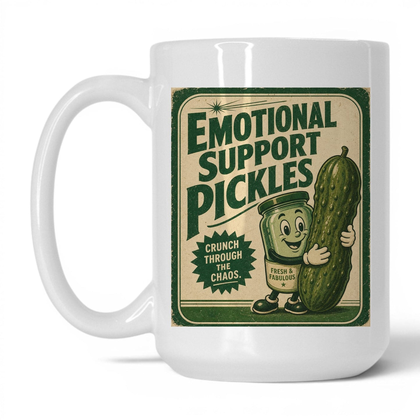 Fresh and Fabulous Pickles Coffee Mug
