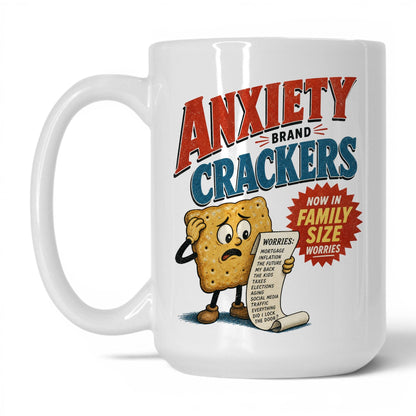 Anxiety Brand Crackers Coffee Mug