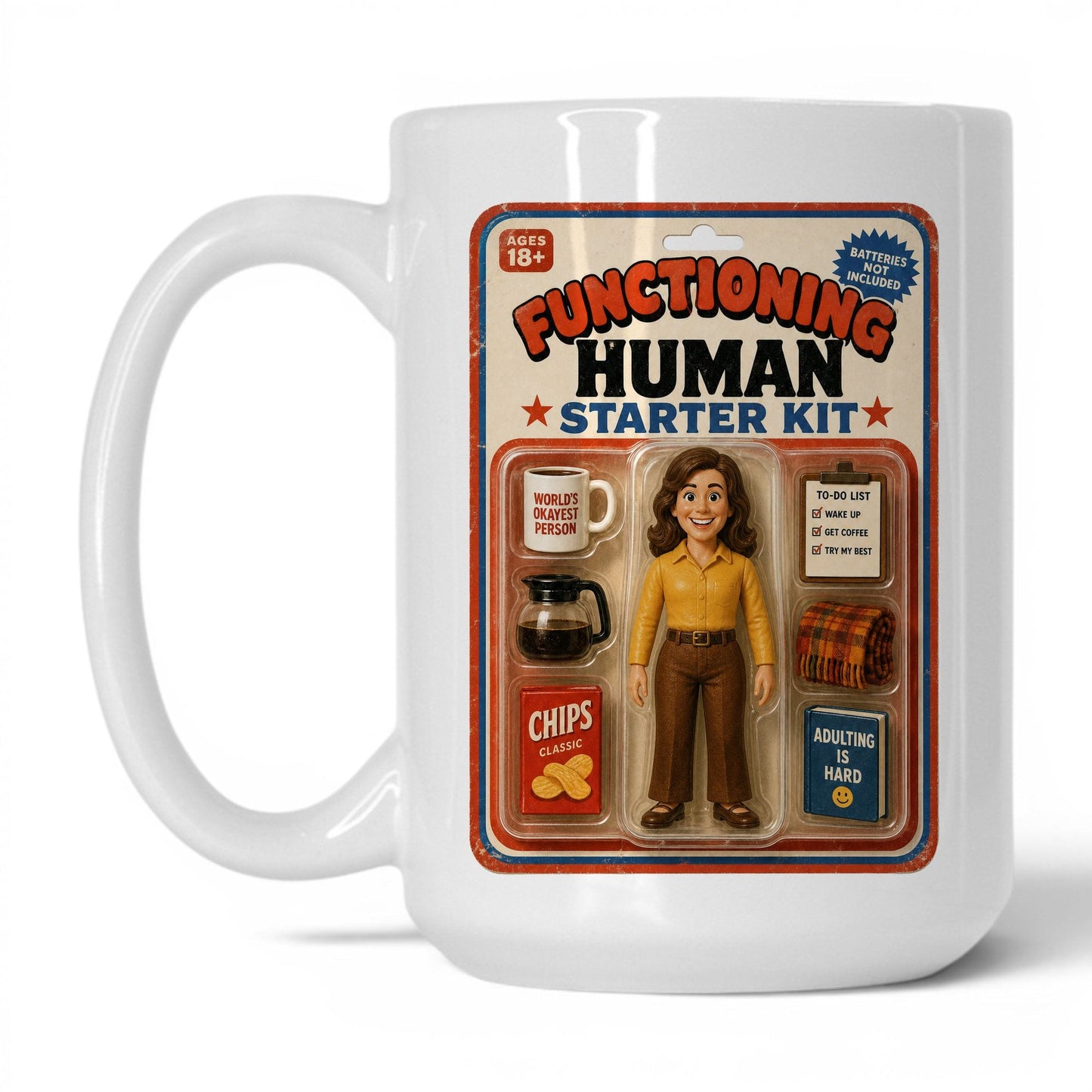Functioning Human Kit for Her Coffee Mug