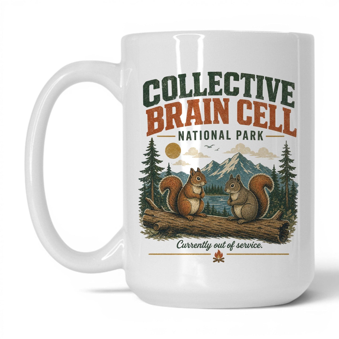 Collective Brain Cell National Park Mug – 15oz White Mug
