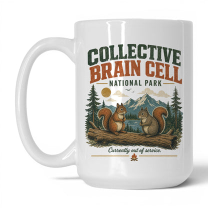 Collective Brain Cell National Park Mug – 15oz White Mug