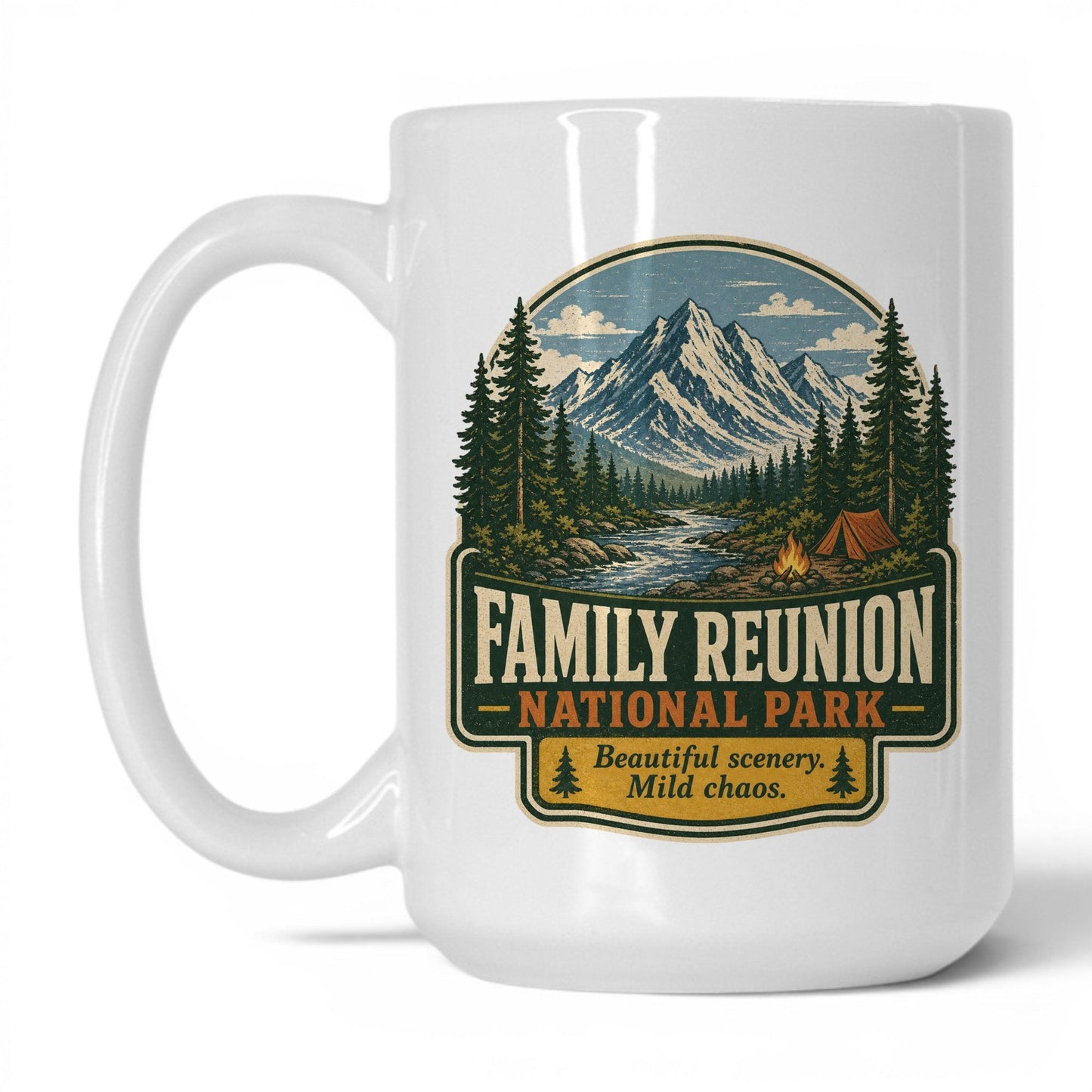 Family Reunion National Park Mug – 15oz White Mug