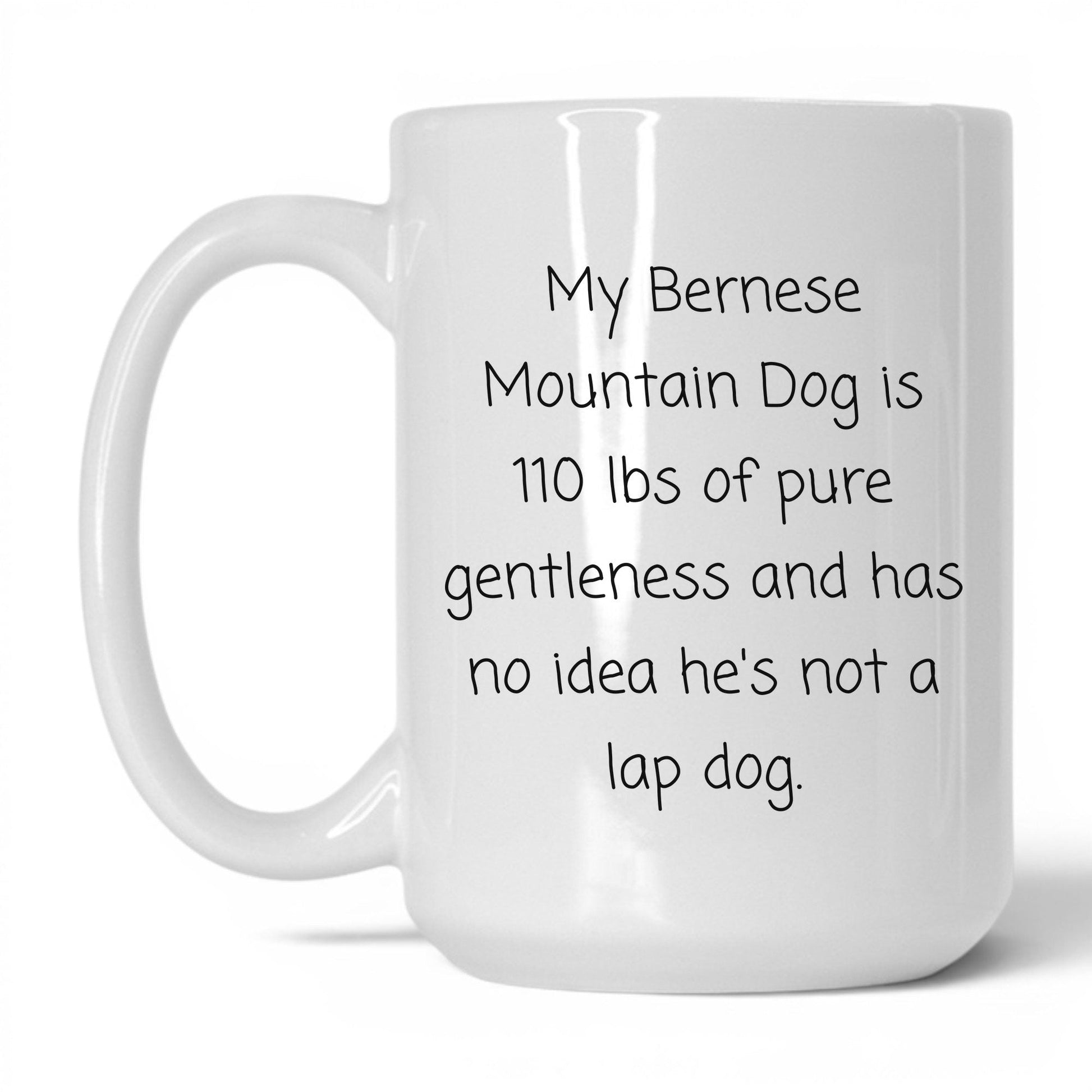 Bernese Mountain Dog Mug – 15oz White Mug