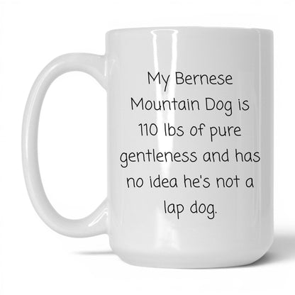 Bernese Mountain Dog Mug – 15oz White Mug