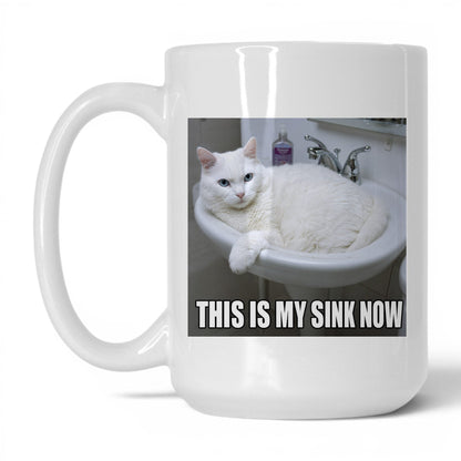 This Is My Sink Now Cat Coffee Mug