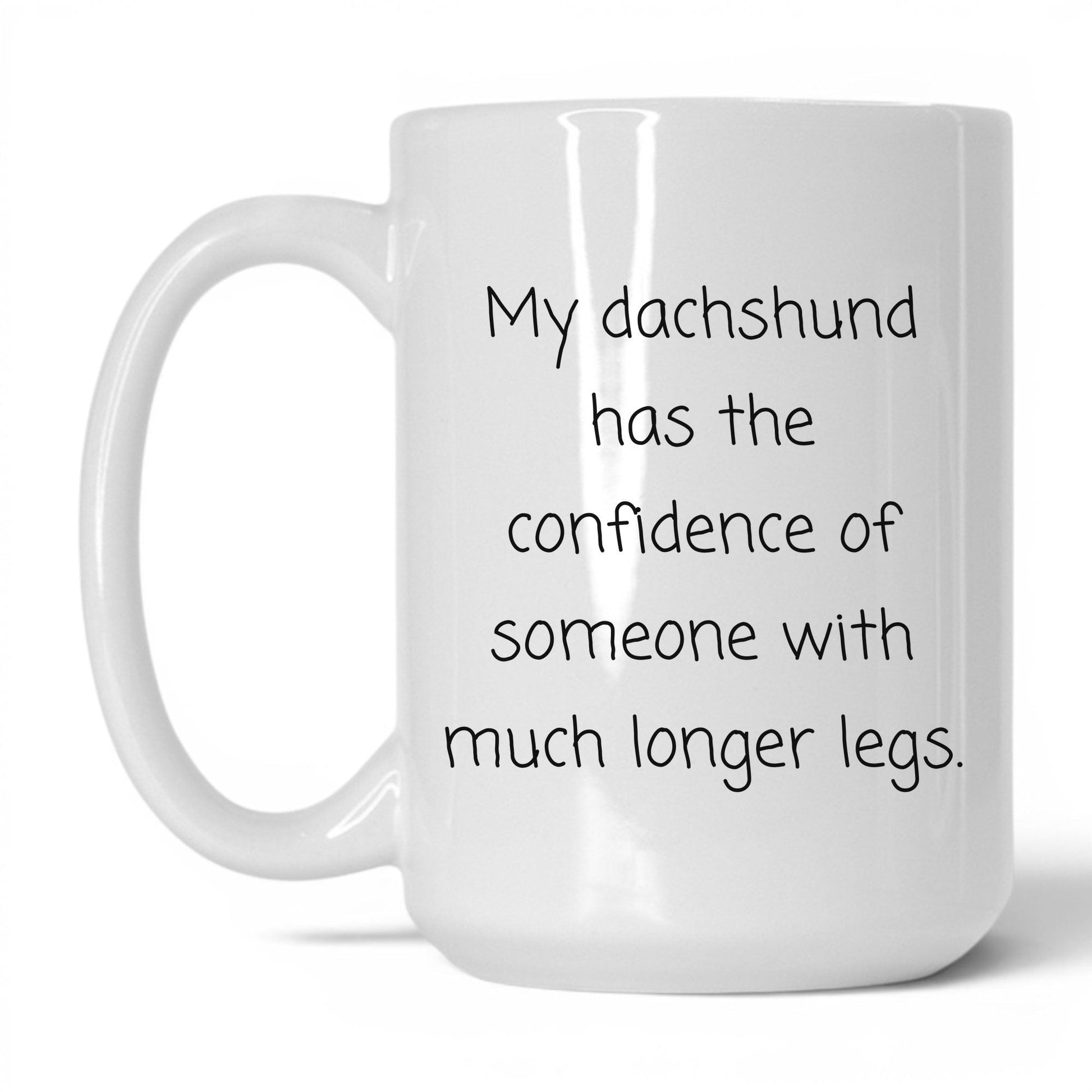 Dachshund Dog Mom Mug – 15oz White Mug
