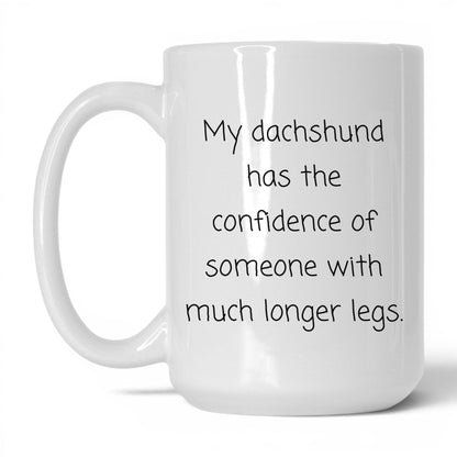 Dachshund Dog Mom Mug – 15oz White Mug