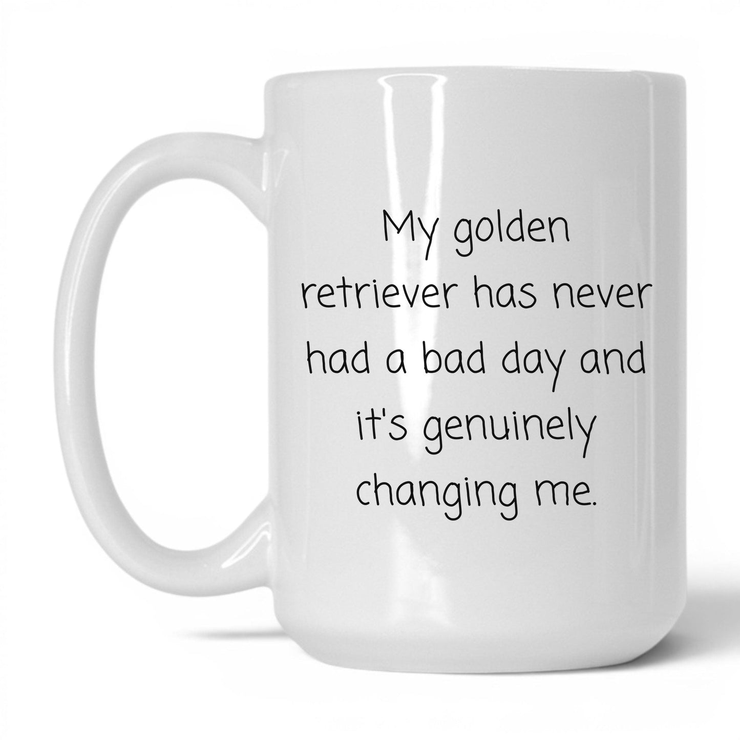 Golden Retriever Mug – 15oz White Mug
