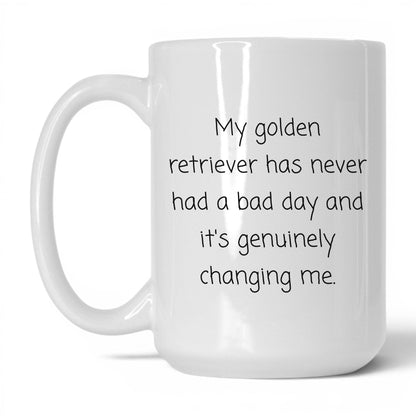 Golden Retriever Mug – 15oz White Mug